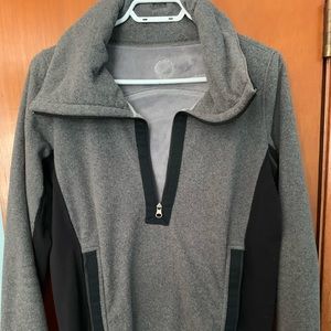 Half zip Lululemon hoodie.